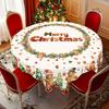 Christmas Gingerbread Man Tablecloth Polyester Table Cover Table Decor Winter Holiday Xmas Tablecloth Navidad Decorations 2025