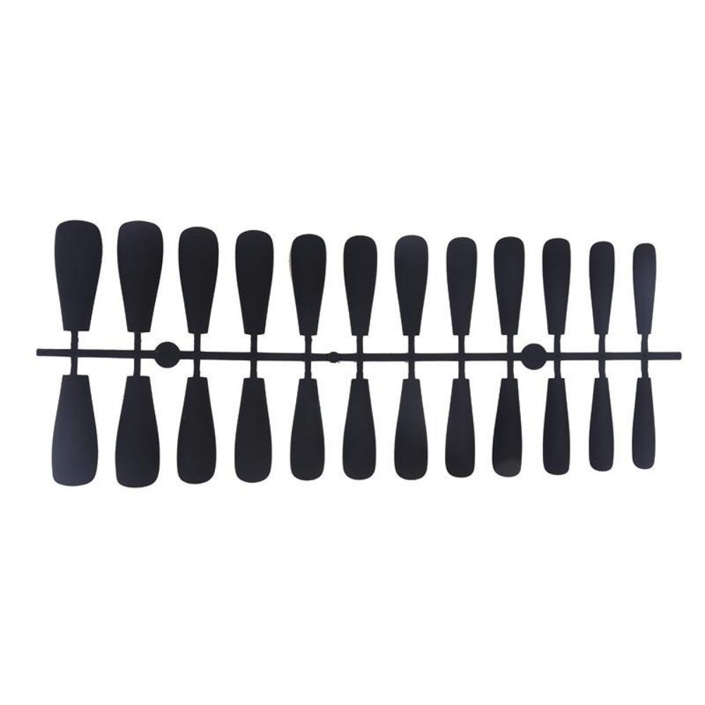 24pcs/set DIY Quick Nails Lengthened Ballet Matte T-shaped False Nails Multi-color Strips Finished Wear Manicure