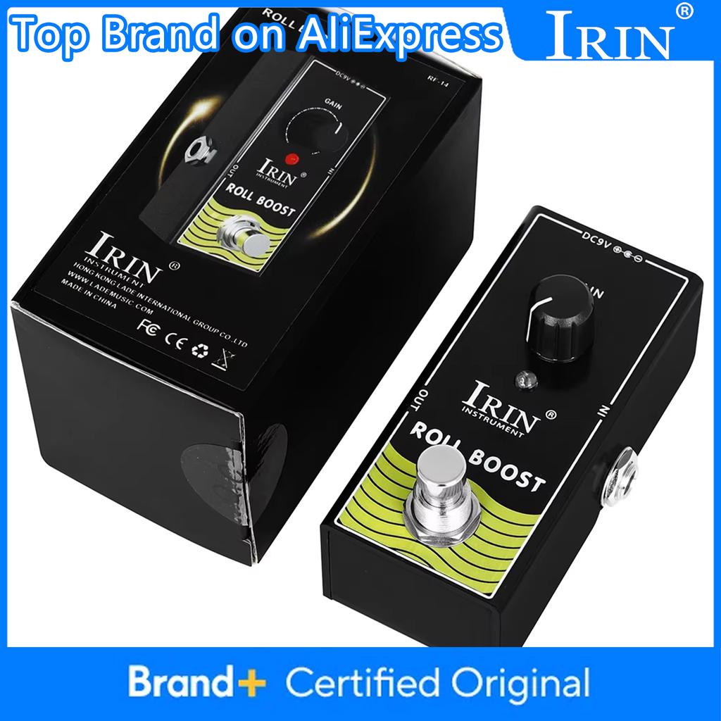 IRIN RF-14 Roll Boost Guitar Pedal Clean and Clear Original Guitar Tone Boost Guitar Effect Pedal True Bypass Guitar Accessories