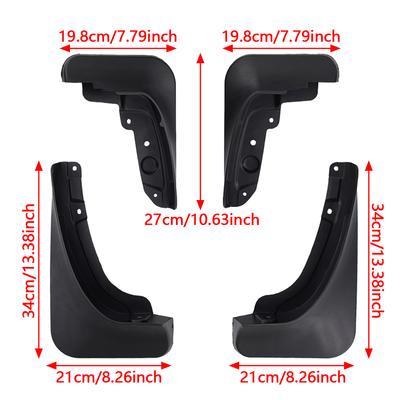 4pcs/Set Car Mudflaps for HAVAL JOLION Car Mud Guards Car Exterior Protect Decoration Splash Flaps Universal Car Accessories