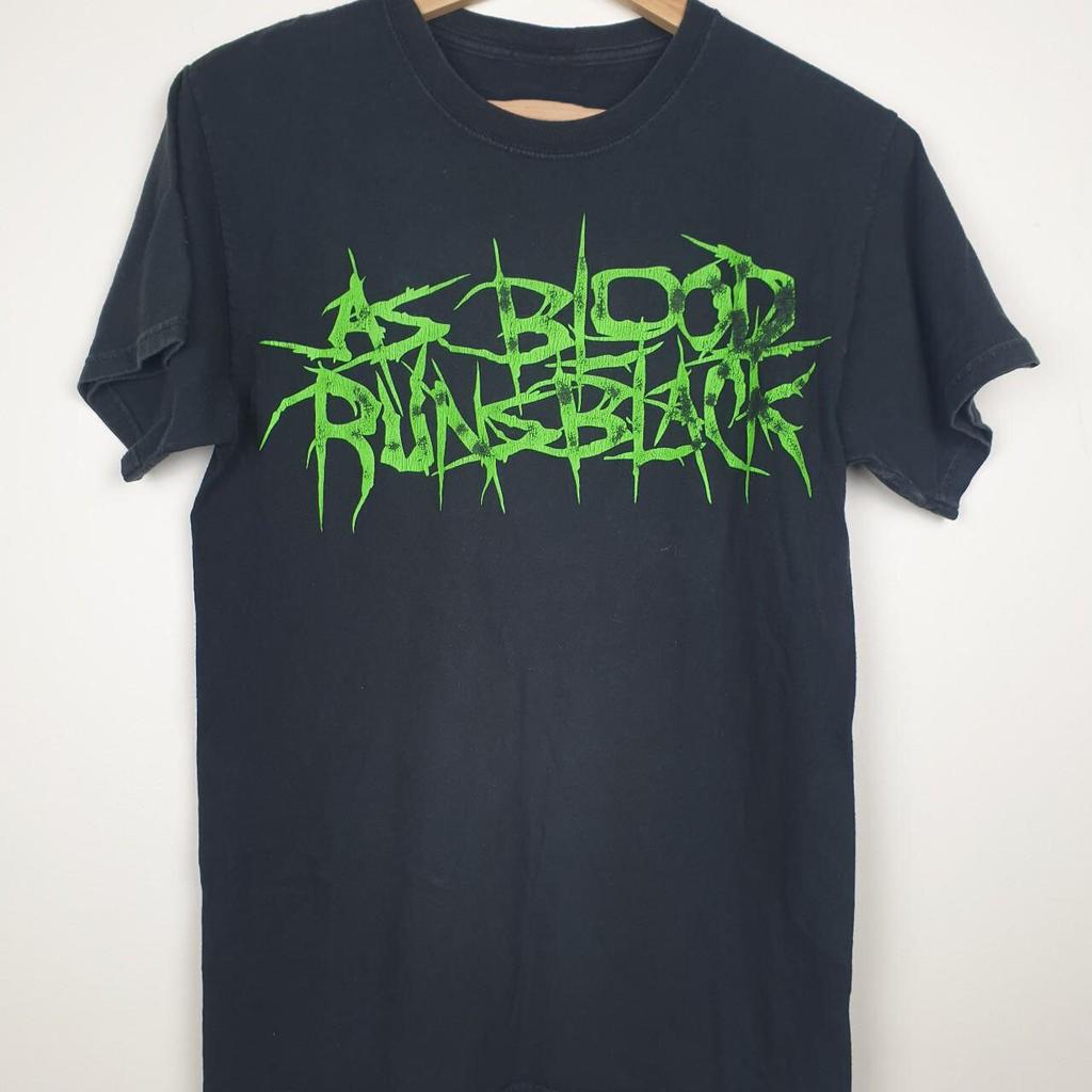 As Blood Runs Black Band Black Cotton Size S-5XL T Shirt Adults
