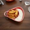 Heat-resistant Sandwich Plate with Handle French Fry Plate  Hotel
