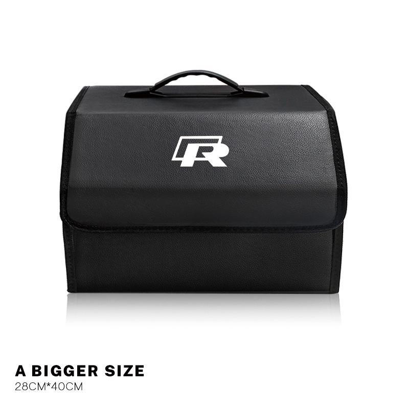 Car Trunk Storage Box Organizer Stowing Tidying Container Bag For VW Scirocco Jetta Beetle Golf Passat B6 Polo Tiguan CC Hub Cap