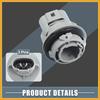 Turn Signal Light Bulb Socket Holder 33302-SR3-A01 33302SR3A01 for Honda Civic 1992-2011 for Honda Accord 1998-2012 Plastic Gray Replacement