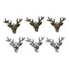 40pcs Alloy Deer Head Charms Pendant Deer Head Animal Deer Head Charms  for DIY Crafts