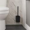 Metal Shell Toilet Brush Set Wall-Mounted Bathroom Cleaning Brush  WC Maintenance