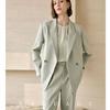 Spring Autumn Fashion Loose Korean Style Blazer Elegant Plus Size Suit Jacket Casual Petite Women