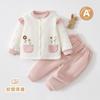Baby Girl Warm Set 80g Light Cotton Outwear Cute Newborn Thermal Clothes