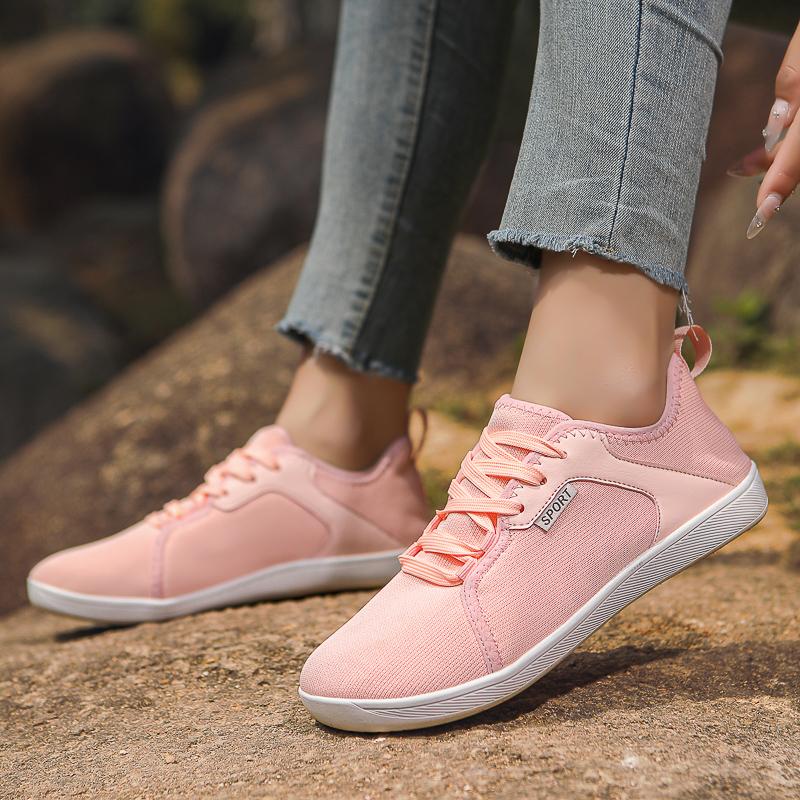 Breathable Wide Toe Walking Shoes Light Flats Cross-training Sneakers Men Non-slip Gym Fitness Casual Sports Shoes