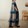Women Summer Boho Floral Maxi Dress  Plus Size Loose V Neck Oversized Sundress Big 9052