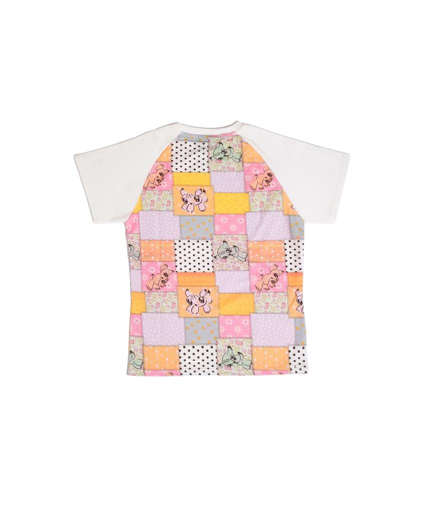 NICEGHOSTCLUB Patchwork Quilted Printed Mini Tee_White(Ng2Gmut545A)