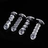 Crystal Backyard Beaded Anal Plug Set: Prostate Massager & Dilator