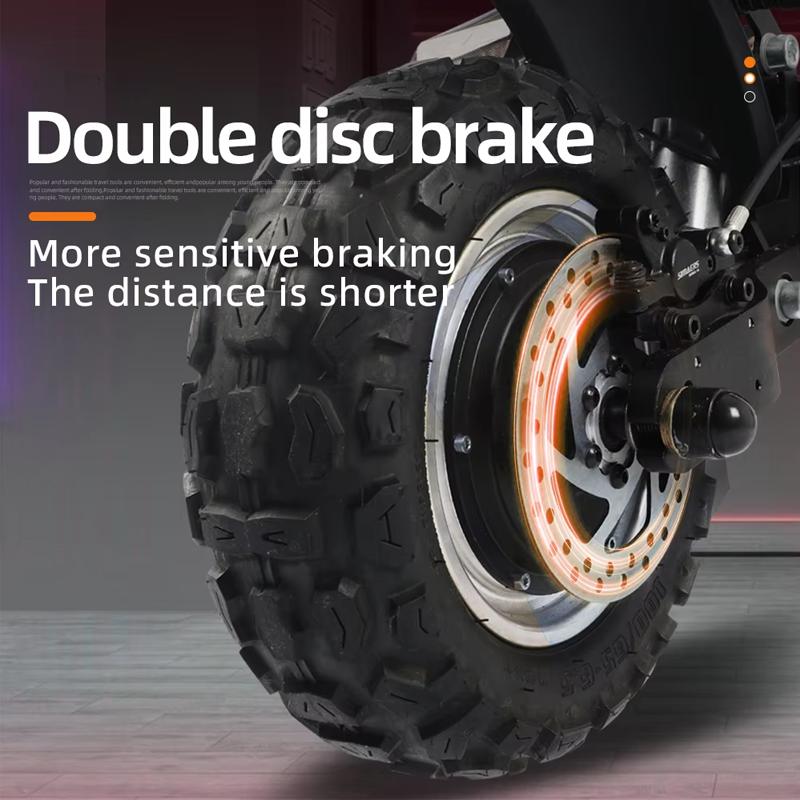 Electric Scooter J-30MAX Off-road Scooter 11 Inch 60V 6000W Dual Motor 38Ah Long Distance Electric Scooter Strong Power