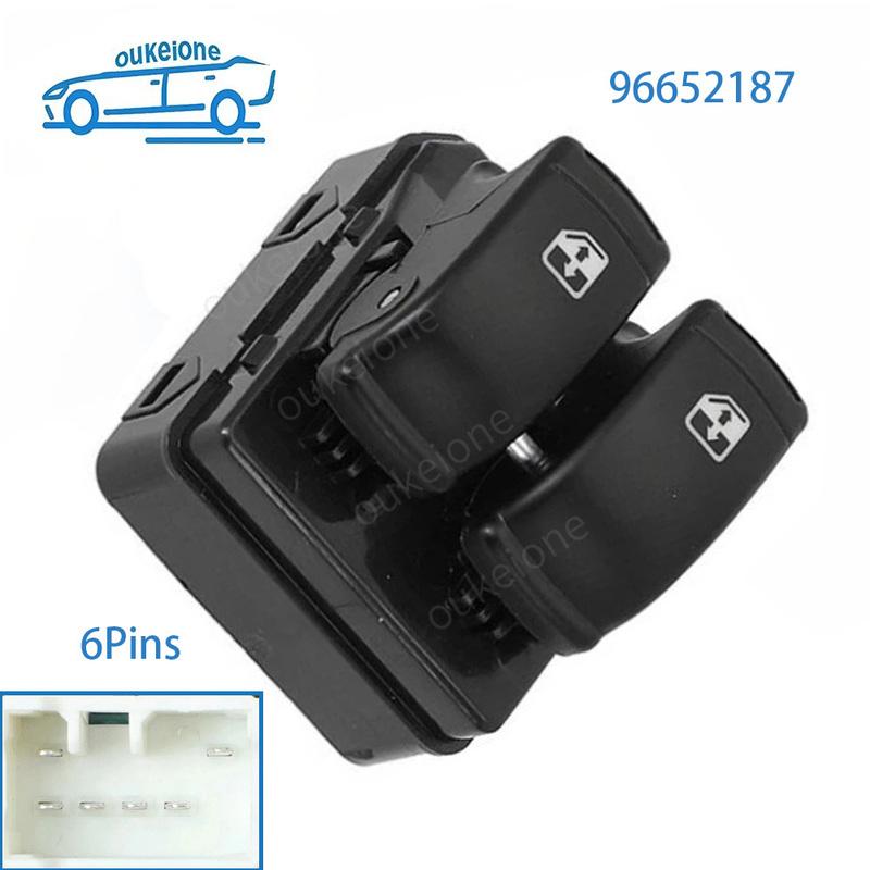 

96652187 for 2006 2007 2008 2009 2010 2011 Chevrolet Aveo Front Left Side Electric Window Switch Lifter Control Button Car Parts