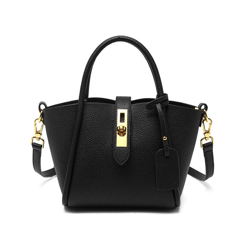 2022 Women's Genuine Leather Basket Bag - Summer Handbag & Bucket Messenger