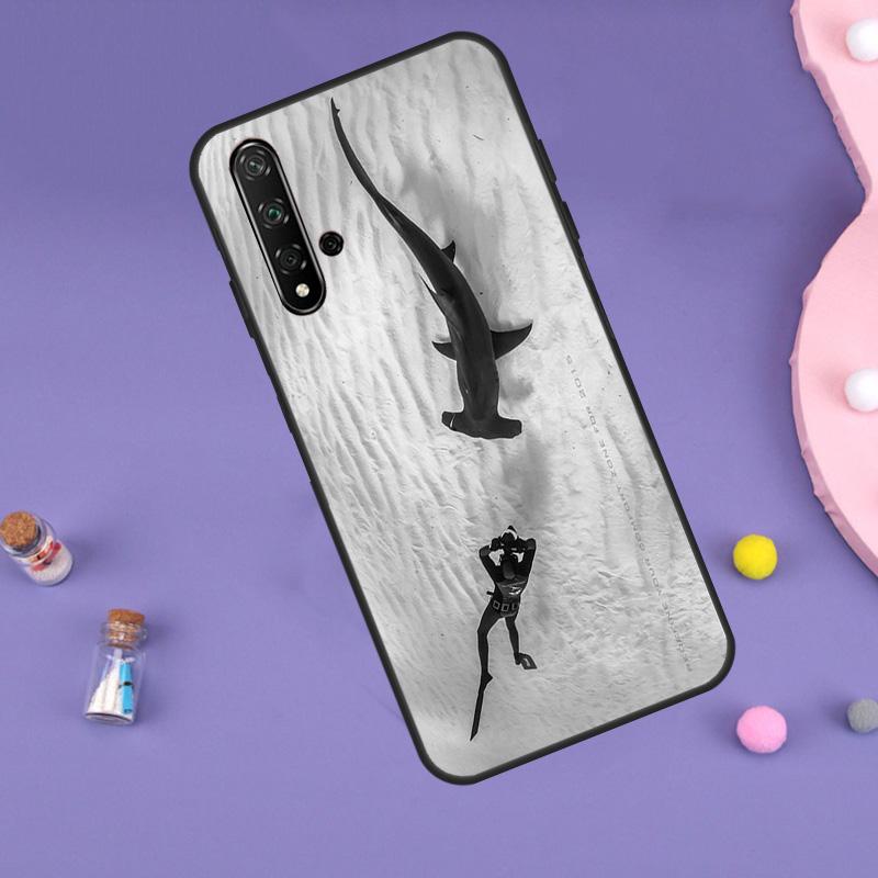 Scuba Diving For Huawei Nova 10 9 SE 3i 7i 8i 11i 12i Y60 Y61 Y70 Y72 Y73 Y90 Y91 P20 P30 P40 Lite Case