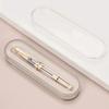 Luxury JinHao 9019 Dadao Fountain Pen Acrylic Transparent Spin Pen 40MM Nib Stationery Office School Supplies Writing Pens