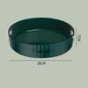 360Degree Rotatable Round Tray Countertop Multi Purpose Storage Tray Rotating Storage Rack Kitchen Storage Bathroom Organization