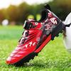 28-39 Children's High-quality Rotating Buttons Football Football Children's Patent Leather Art Format Lawn Training Football Boots