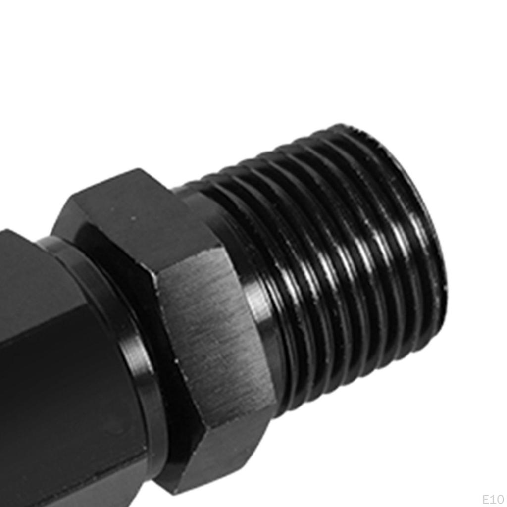 Aluminum Anodized Swivel Adapter Fitting Female to male Oil Line Pipe Connector Replacement