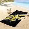 New Orleans Saints Print Beach Towel, Large Soft Quick Dry Towel for Beach Camping Swimming