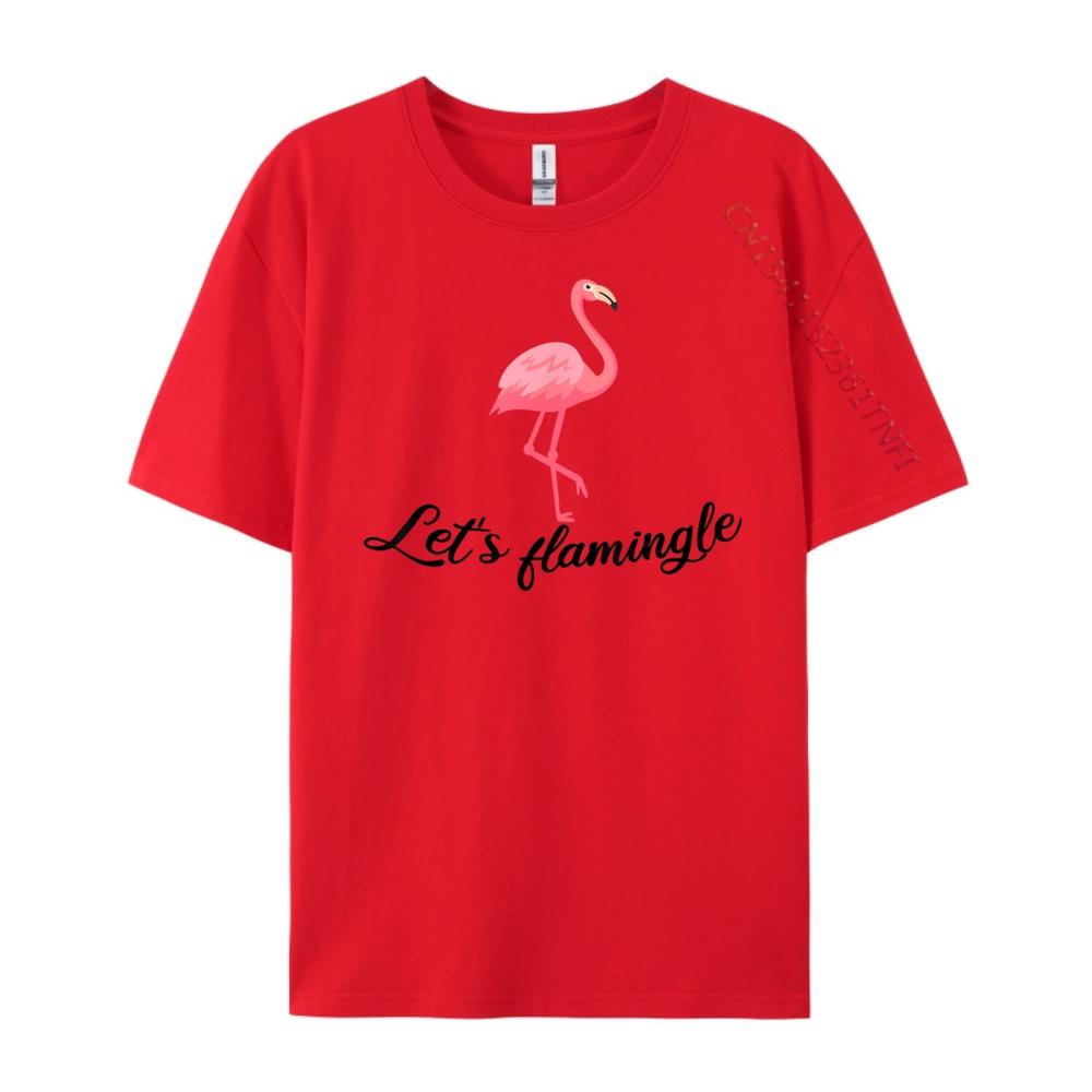 

Let Flamingle Tropical Flamingo Bird Plain T Shirts Wholesale Cheap Street S