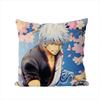 Gintama Animation Pillow Case For Car Sofa Decorative Home Doublesided Print Plush Square Throw Pillow Cushion Cover