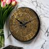 Clock Brass Handcrafted Wooden Wall Clock 1.97 X 1.5 Inchd