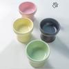Creative Cat Bowl Slanted/Flat Mouth Dog Food Feeding Basin Pet High Foot Bowl  Water Container