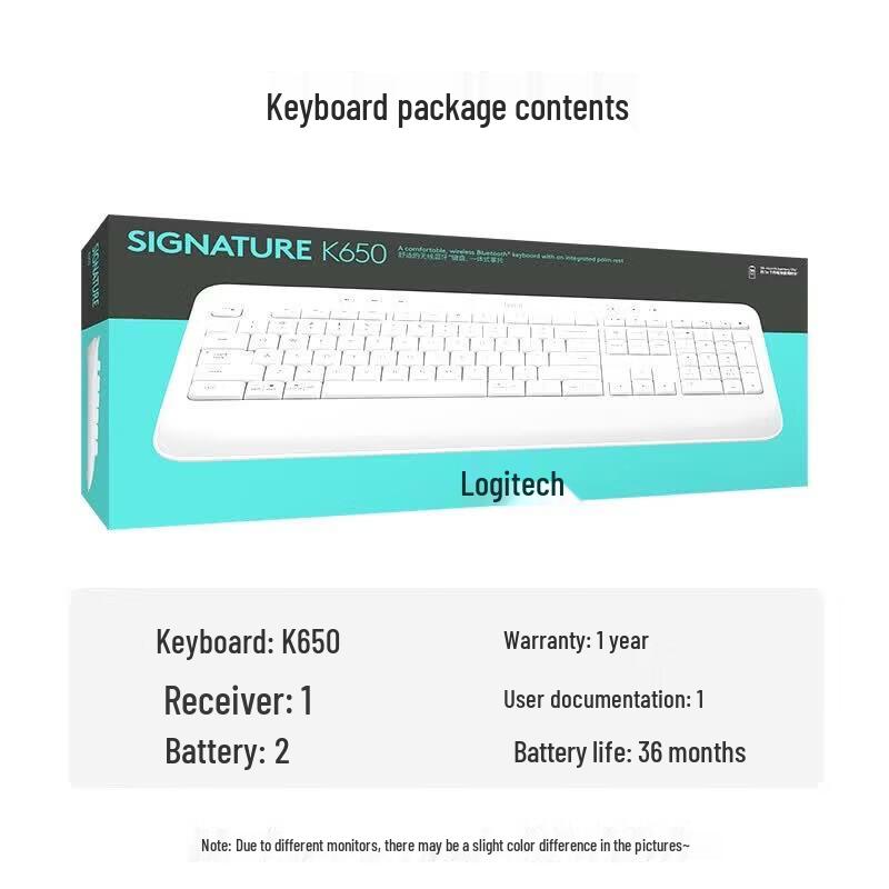 Logitech K650 Dual-Mode Wireless Keyboard