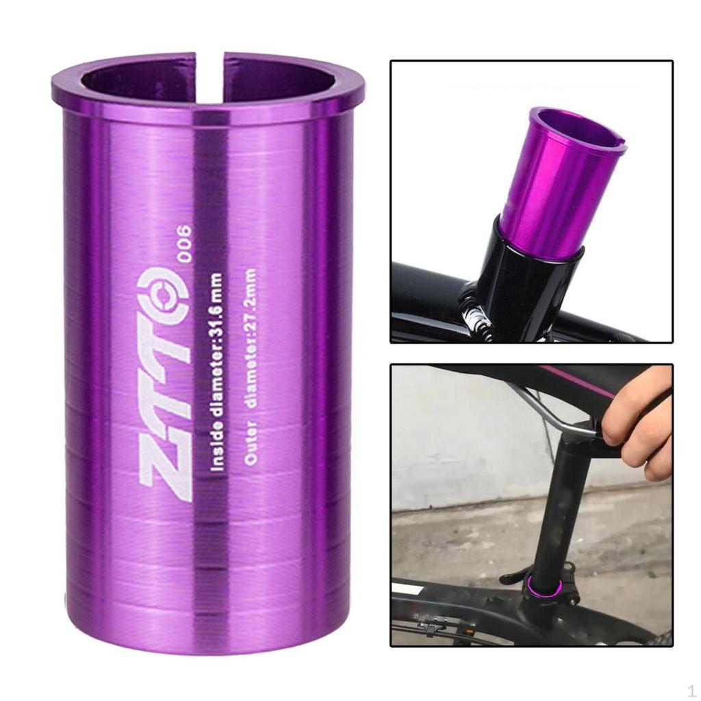 Bike Adapter, Reducer Sleeve Conversion Made of Aluminum, Rustproof And Hard