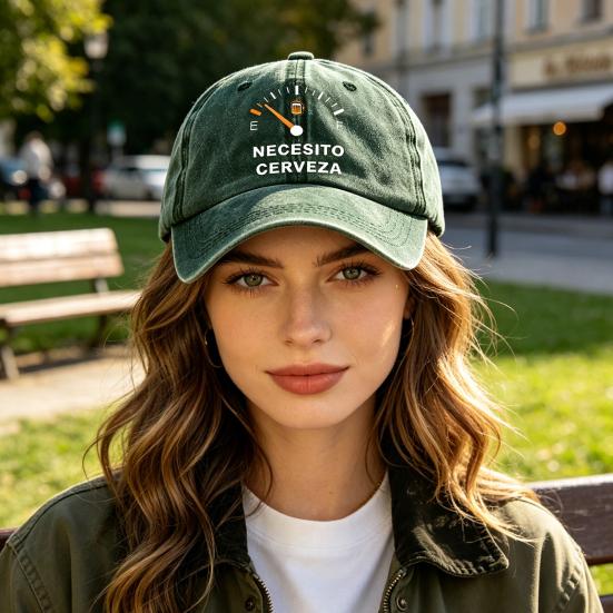Embroidery Pattern Baseball Hat, Adjustable Back Buckle Retro Distressed Style Baseball Cap, Washed Cotton Fabric Outdoor Sunshade Cap
