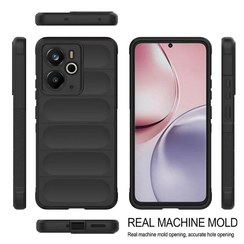Custodia in Silicone Antiurto con Sensazione di Pelle Flessibile per Realme 14 5G Realme 14T Copertura Protettiva Guscio Posteriore Fundas Coque