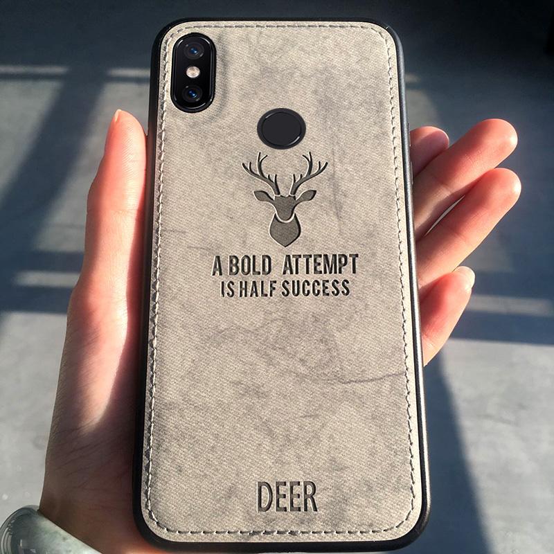 Leather Deer Head Case For Xiaomi Poco F3 Mi 9T 10T 11 Lite 12 13 Pro 14 Ultra Civi 2 3 Shockproof Soft Silicone Cover