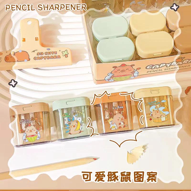 Office supplies school equipment kawaii stationery items School supplies cute capybara pencil sharpener for child