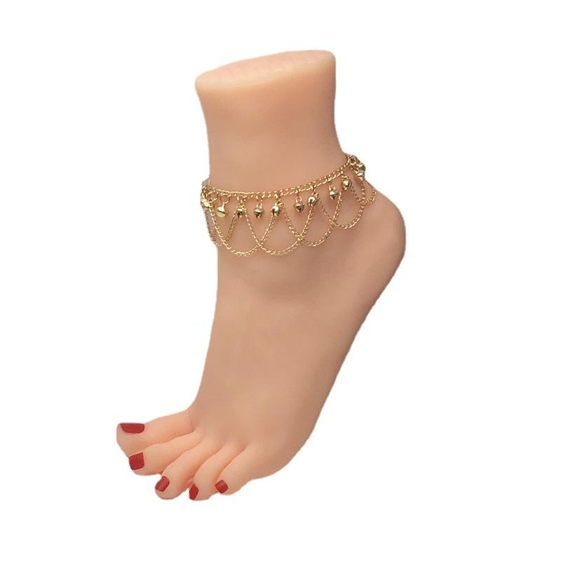 Bohemian Wave Tassel Bell Anklet for Women - European & American Style