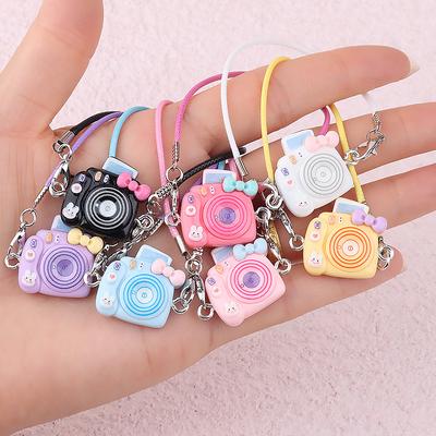 1/6ks Mini DIY Kamera Oblečení Plyšová Hračka pro Panenku Labubu 17cm Příslušenství pro Panenky Domeček pro Panenky Závěsné na Krk Příslušenství Domeček pro Panenky Přívěsek