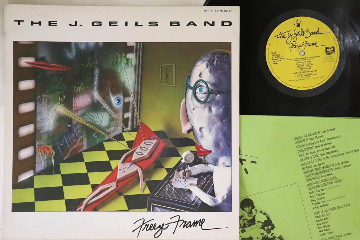 

LP Пластинка J GEILS BAND - Freeze Frame EYS81447 EMI AMERICA 1981 Япония Рок