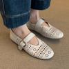 Flat-bottomed slippers women's summer wear 2025 new simple casual lazy seaside vacation wind one-word beach shoes