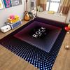 Elektronische Trommelmatte Kinderteppich Wohnzimmer Couchtischmatte Schlafzimmerteppich Regal Trommeltür Matte Haus Rutschfeste Matte