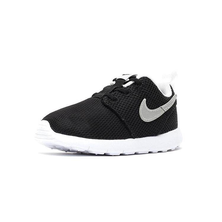 (TD) Nike Roshe One 'Black Metallic Silver' Baby 749430-021