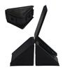 Furniture Angle Bracket 27x27x20 Komandorek Bracket with Flap BLACK (01) 100 PCS