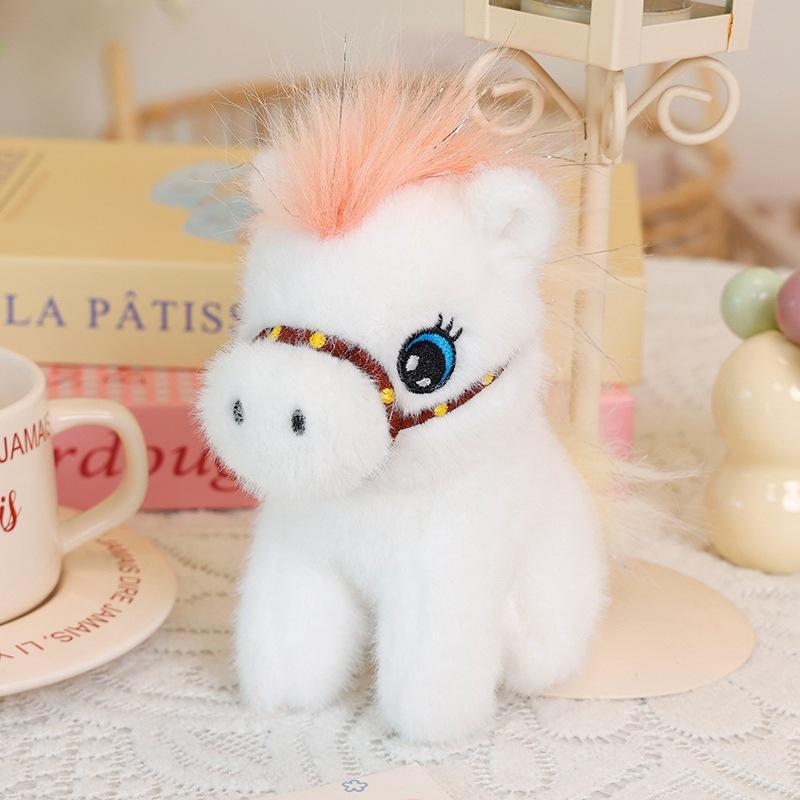 Pilot Panda Plush Keychain Student School Bag Backpack Pendant Doll Machine Pendant Delicate Bag Jewelry