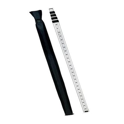 Aluminum Leveling Staff 4 Meter 5 Fold with Canvas Cover