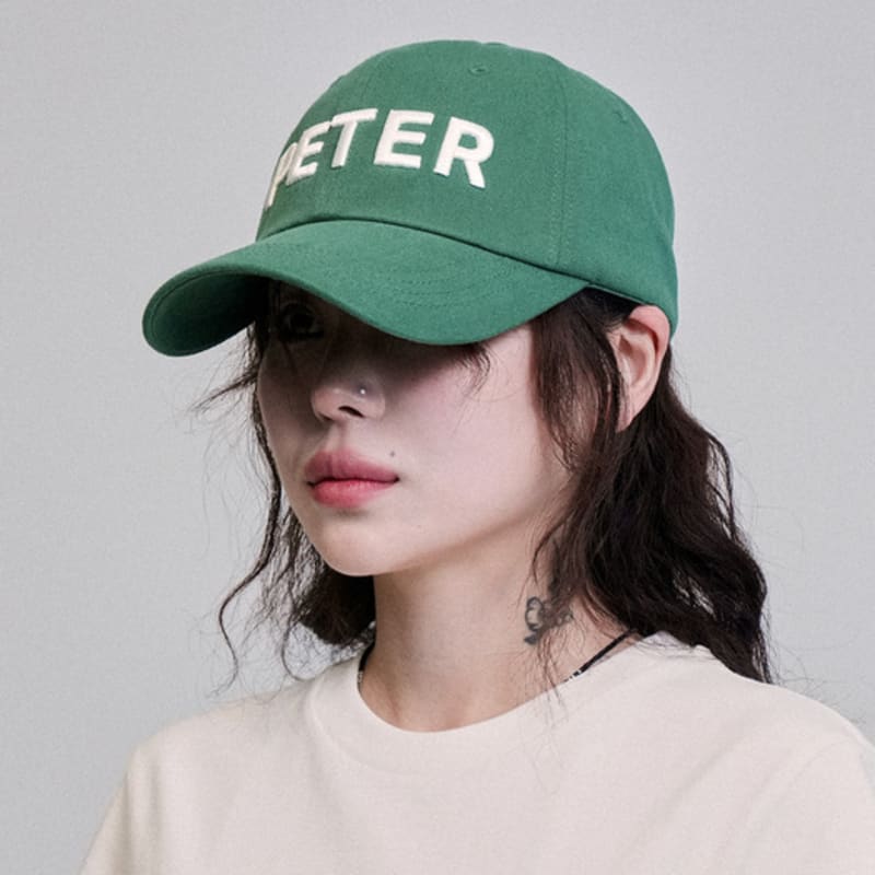 

MY NAME IS PETER PETER BALL CAP - GREEN OS