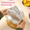 20PCS Air Fryer Special Aluminum Foil Tin Foil Tray One-time Thickened Circular Household Dessert Baking Barbecue Tin Paper Box