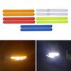 2Pcs/Set Waterproof Self Adhesive Car Reflector Stickers Collision Avoidance