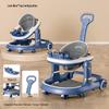 Two-in-One Baby Walker & Learning Push Car for Boys and Girls - Non-Slip, Anti-Tip Design