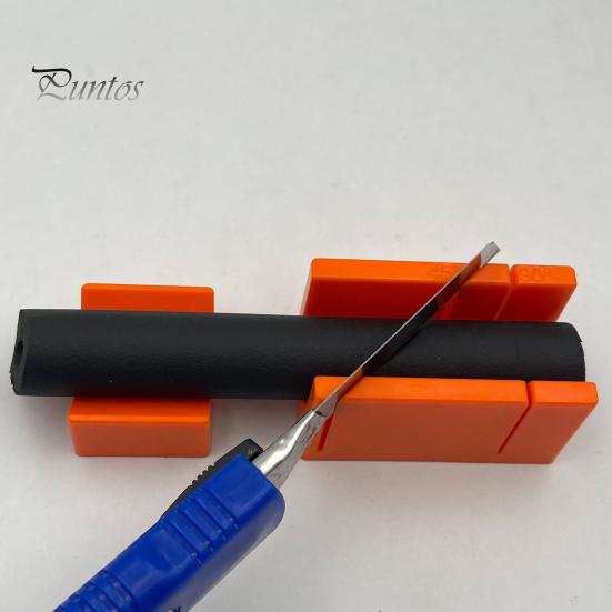 2 Peças Caixa de Esquadria Pesada Ângulos de 45/90 Graus Artesanato em Metal Madeira Plástico Caixa de Corte Ferramenta Guia para DIYer Marceneiro Escultor de Madeira Carpinteiro