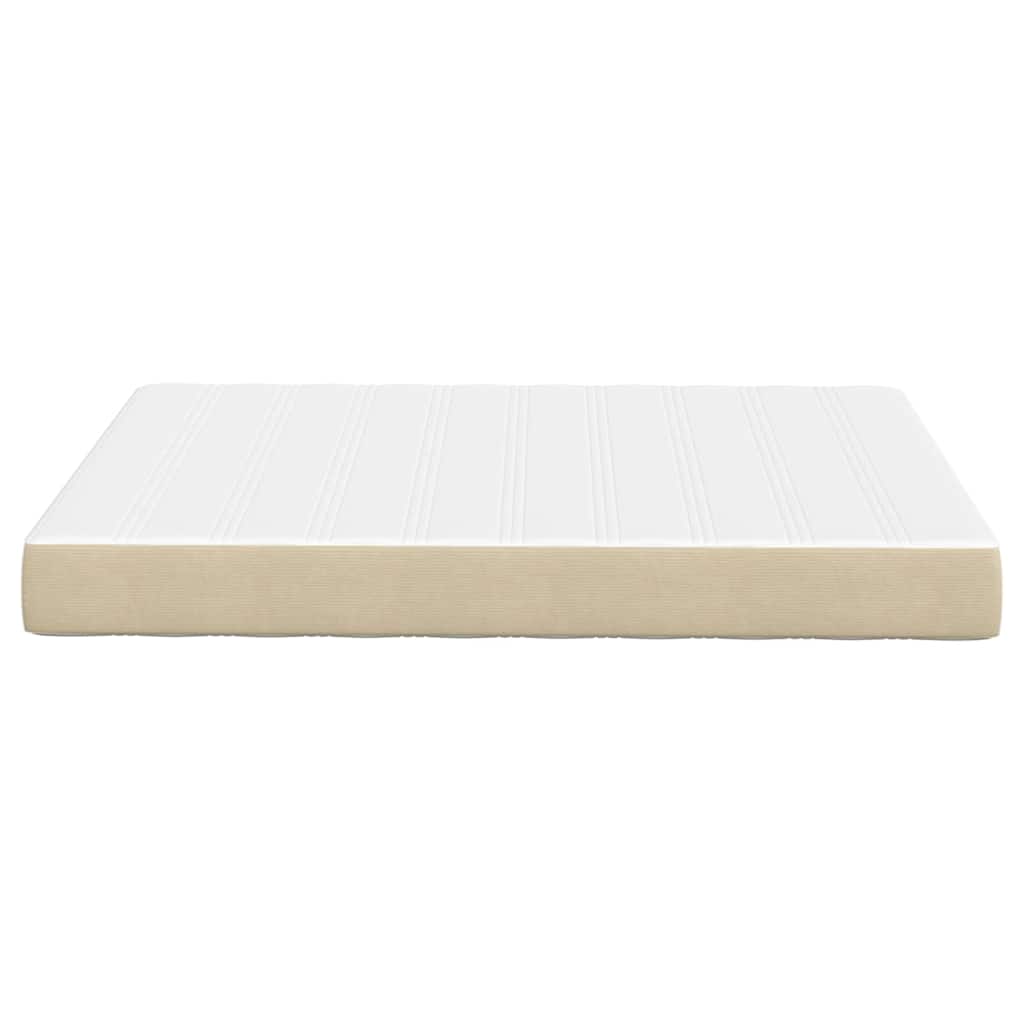 Bed Mattress with Mattress Sage Green 140 x 200 cm Fabric